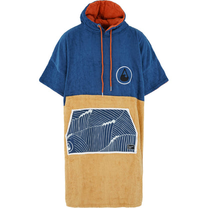 Wave Hawaii Bamboo Poncho Flow  L beige