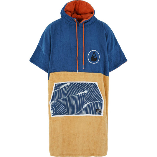 Wave Hawaii Bamboo Poncho Flow  L beige