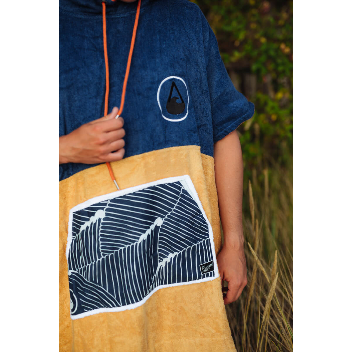 Wave Hawaii Bamboo Poncho Flow  L beige