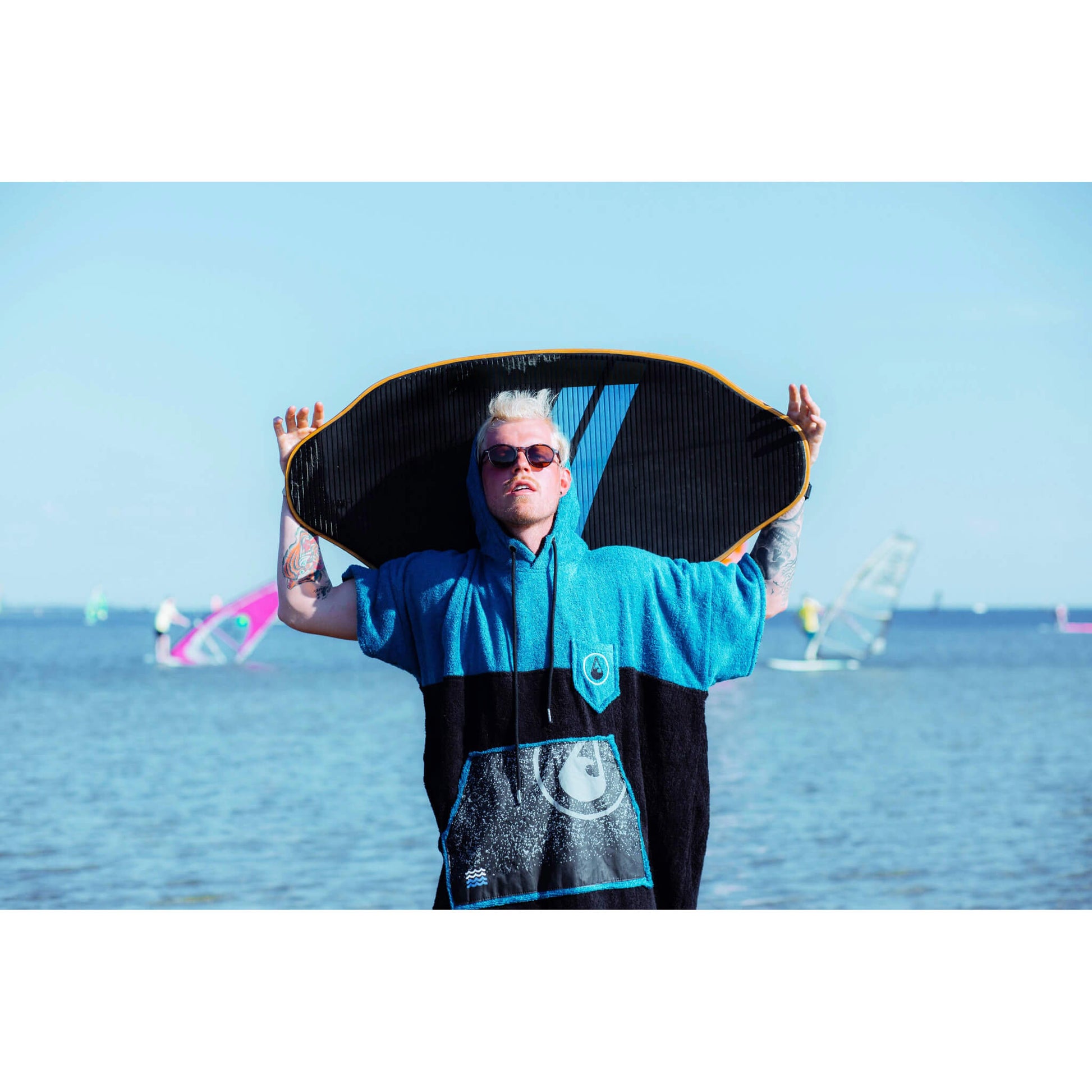 Wave Hawaii Bamboo Poncho Uno XL schwarz