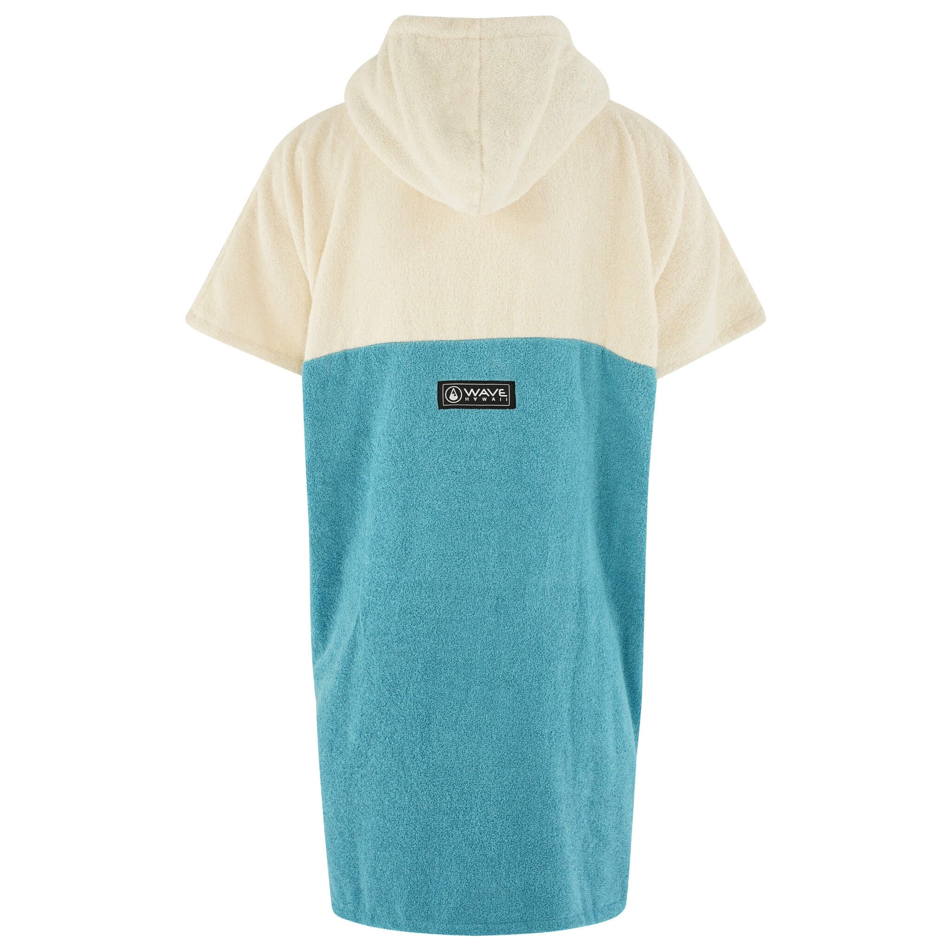 Wave Hawaii Cotton Poncho Porto M blau