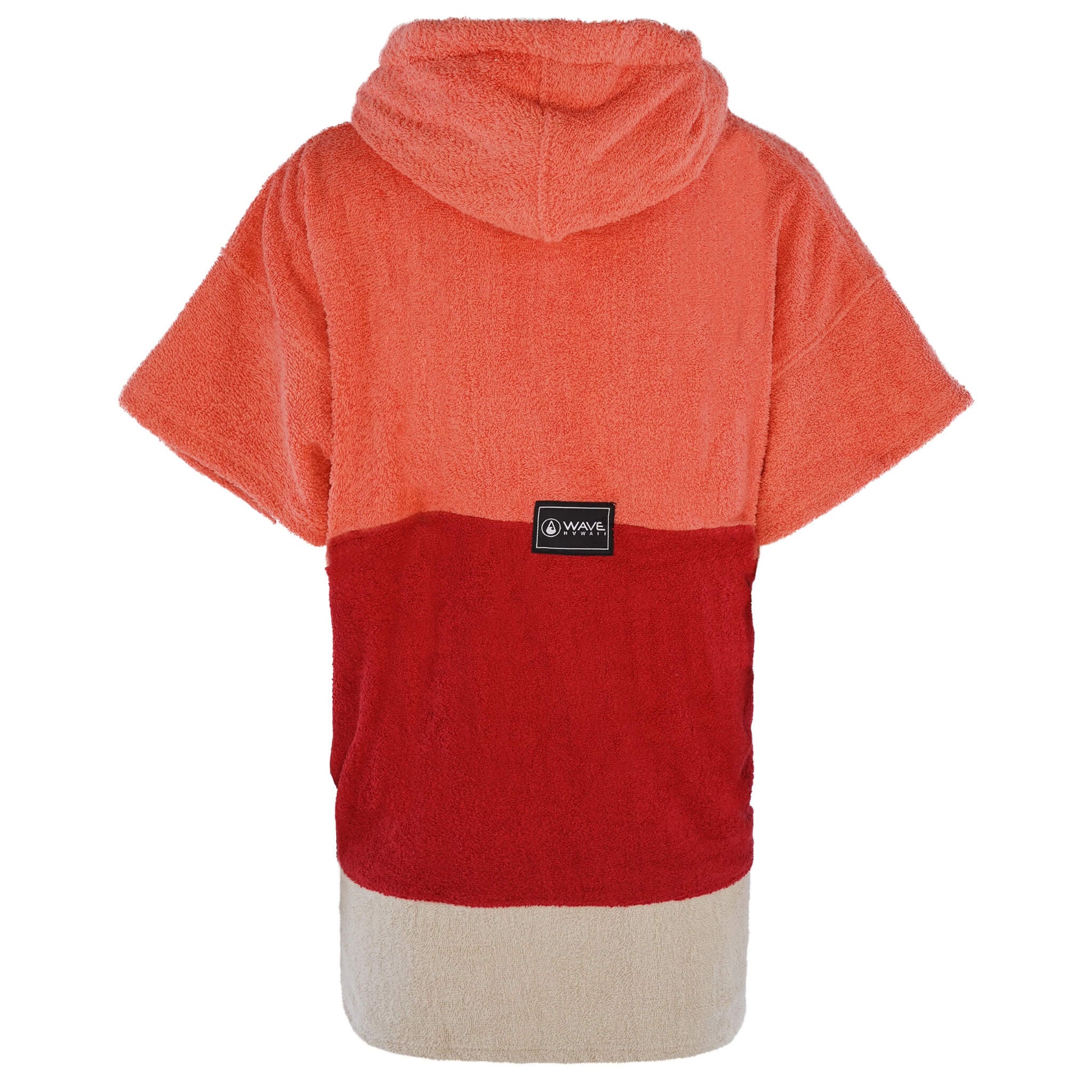 Wave Hawaii Cotton Poncho Seta S rot