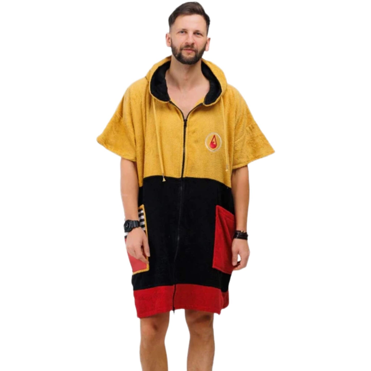 Wave Hawaii Zip Poncho Cotton Dusty CV M