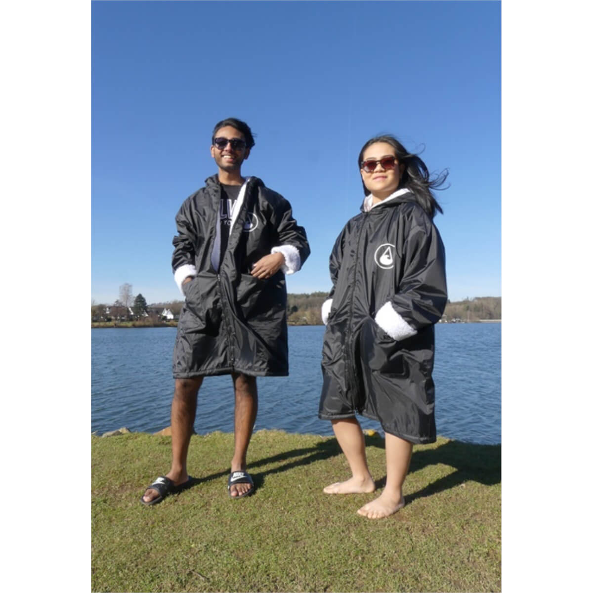 Wave Hawaii Storm Poncho Jety Sherpah oversize L-XXL schwarz