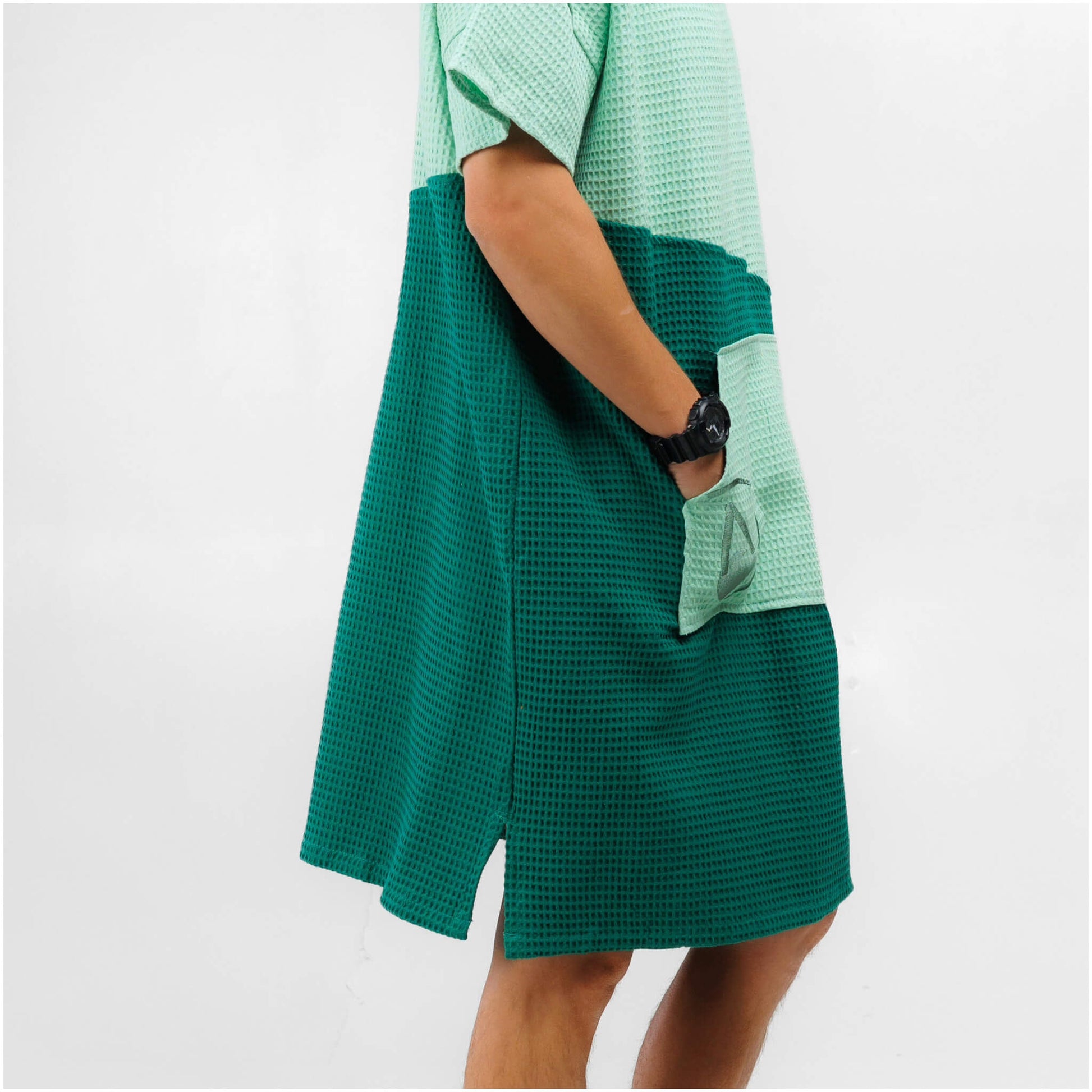 Wave Hawaii Travel Poncho Breese L-XL grün