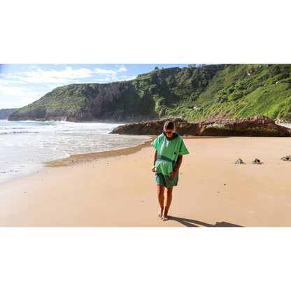 Wave Hawaii Travel Poncho Breese L-XL grün