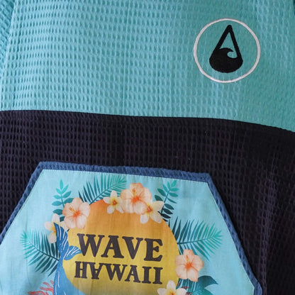 Wave Hawaii Travel Poncho Pahoa L-XL blau grau
