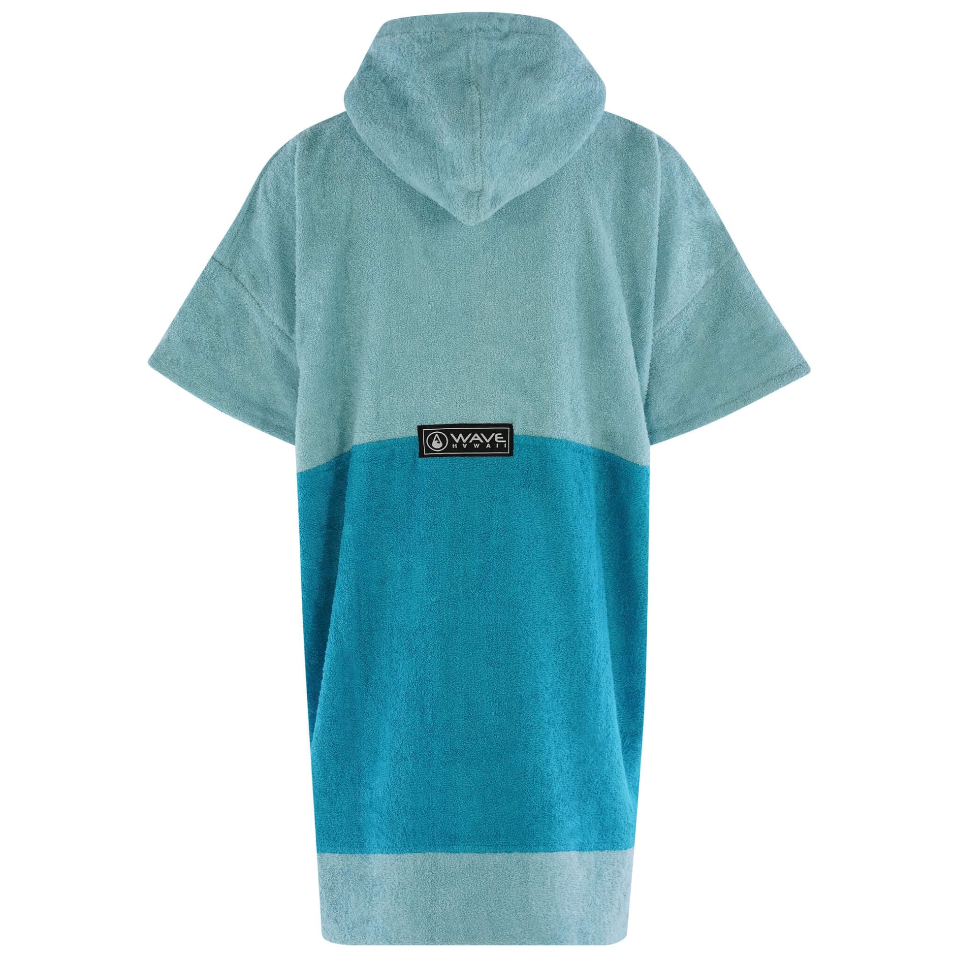 Wave Hawaii Zip Poncho Cotton Flyh M blau