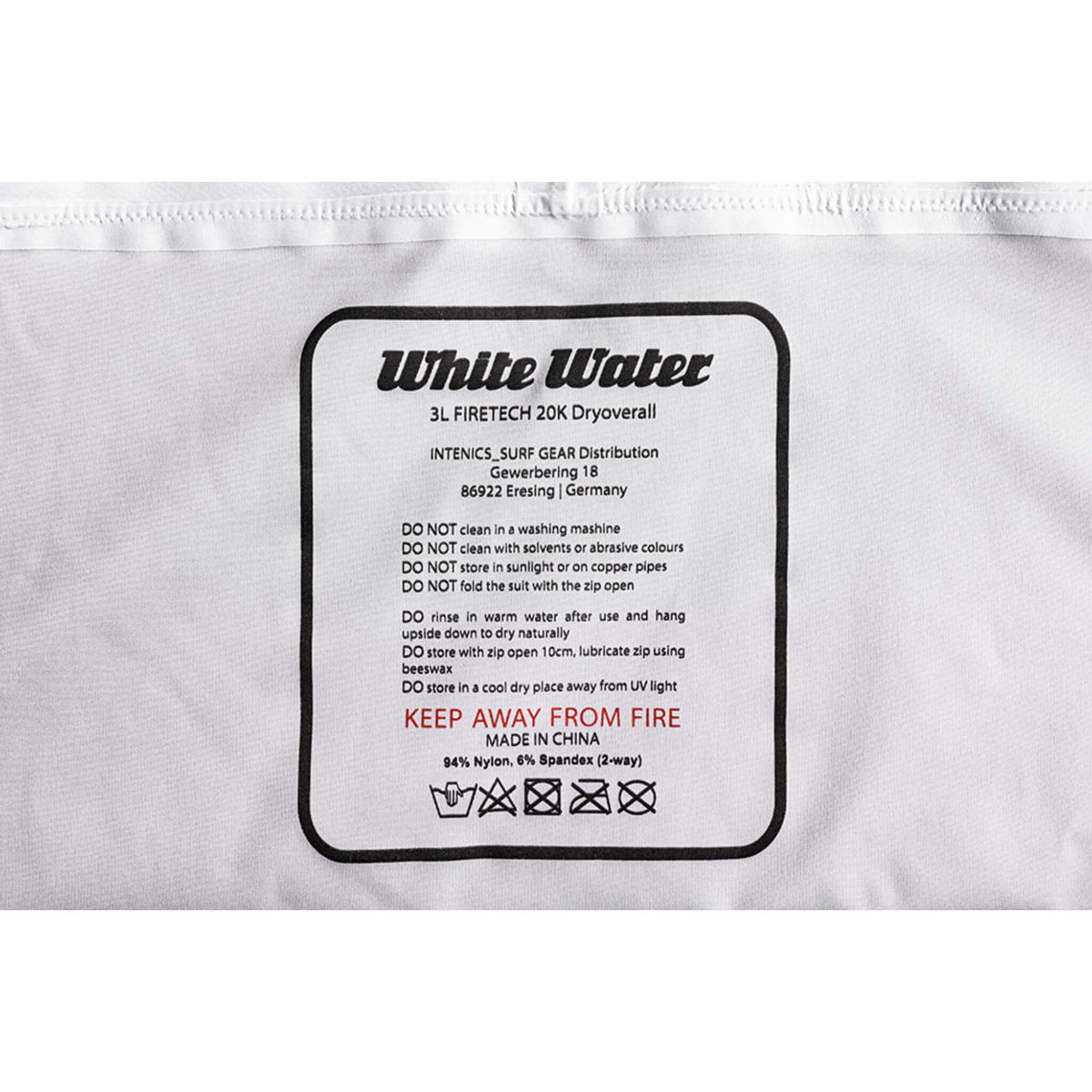 White Water Womens Dryoverall SUP Damen Trockenanzug rot