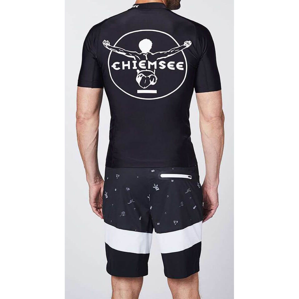 Chiemsee Awesome Swimshirt Funktionsshirt Funktionsshirts SUP Bekleidung schwarz | 